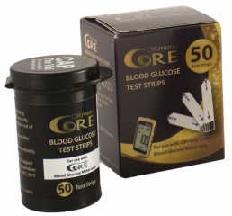 Core Blood Glucose Meter Strips (50's)